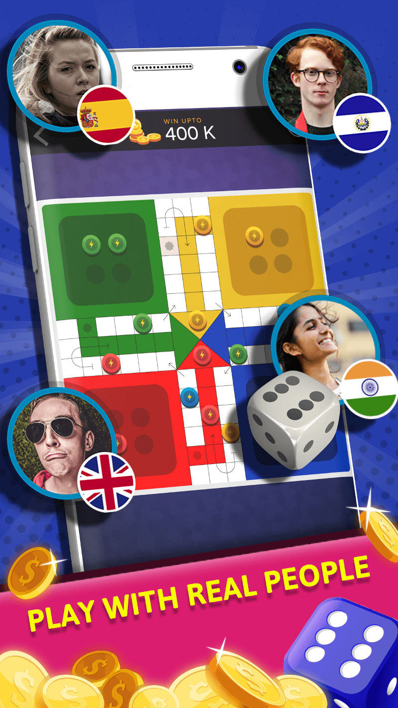 Ludo King Apk - The Ludo known as the king of all games which lets you play ludo on all the possible devices including smart phones, laptop, TV, etc. If you have no one to play the ludo king game, you can play it with computer as well. So what are you waiting for? Download the ludo king apk now and enjoy the ludo king game.    
By having Ludo king game, you will feel like you are really playing ludo on a 3D board. Moreover, you can also change the type of board, type of dice and its colour, coin moving speed, and many other settings. If you want to stop the ludo king game without completing it then you can do that as well.